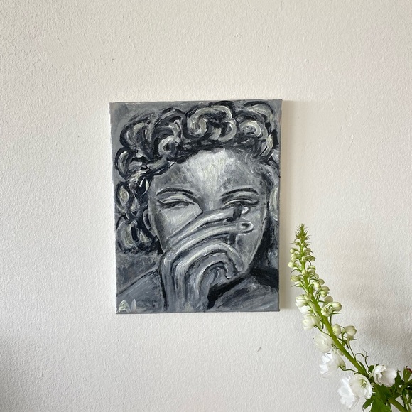 Original hand-painted Marilyn Monroe canvas art - Picture 5 of 5